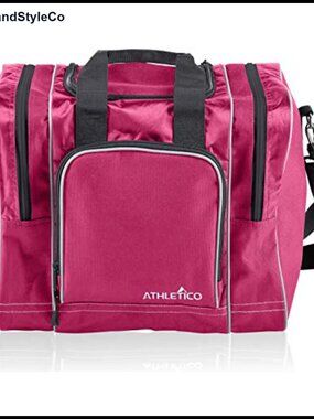 Padded Bowling Ball Tote Bag with Adjustable Strap